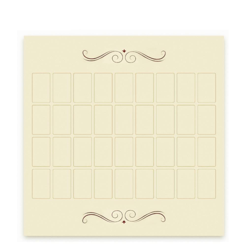 Grand Tableau Lenormand kilimėlis taro kortoms Lo Scarabeo - OBUOLYS