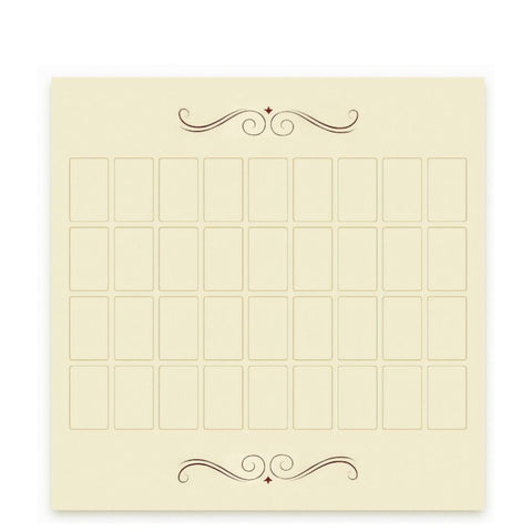 Grand Tableau Lenormand kilimėlis taro kortoms Lo Scarabeo - OBUOLYS