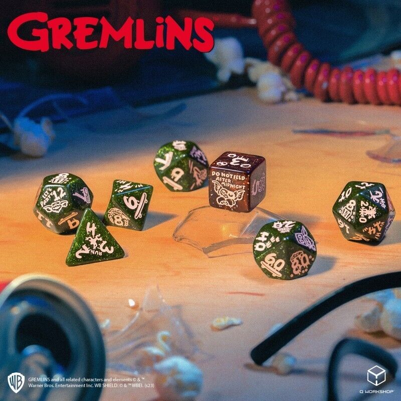 Gremlins RPG kauliukų rinkinys Q - workshop - OBUOLYS