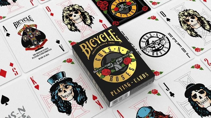 Guns N' Roses žaidimo kortos Bicycle - OBUOLYS