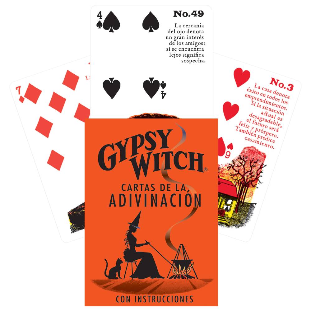 Gypsy Witch Taro Kortos (ispanų k.) US Games Systems - OBUOLYS