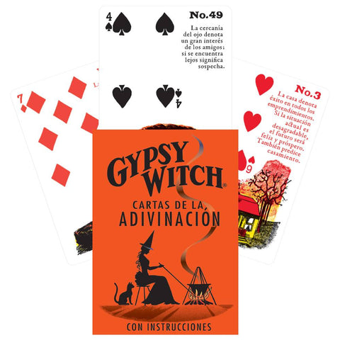 Gypsy Witch Taro Kortos (ispanų k.) US Games Systems - OBUOLYS