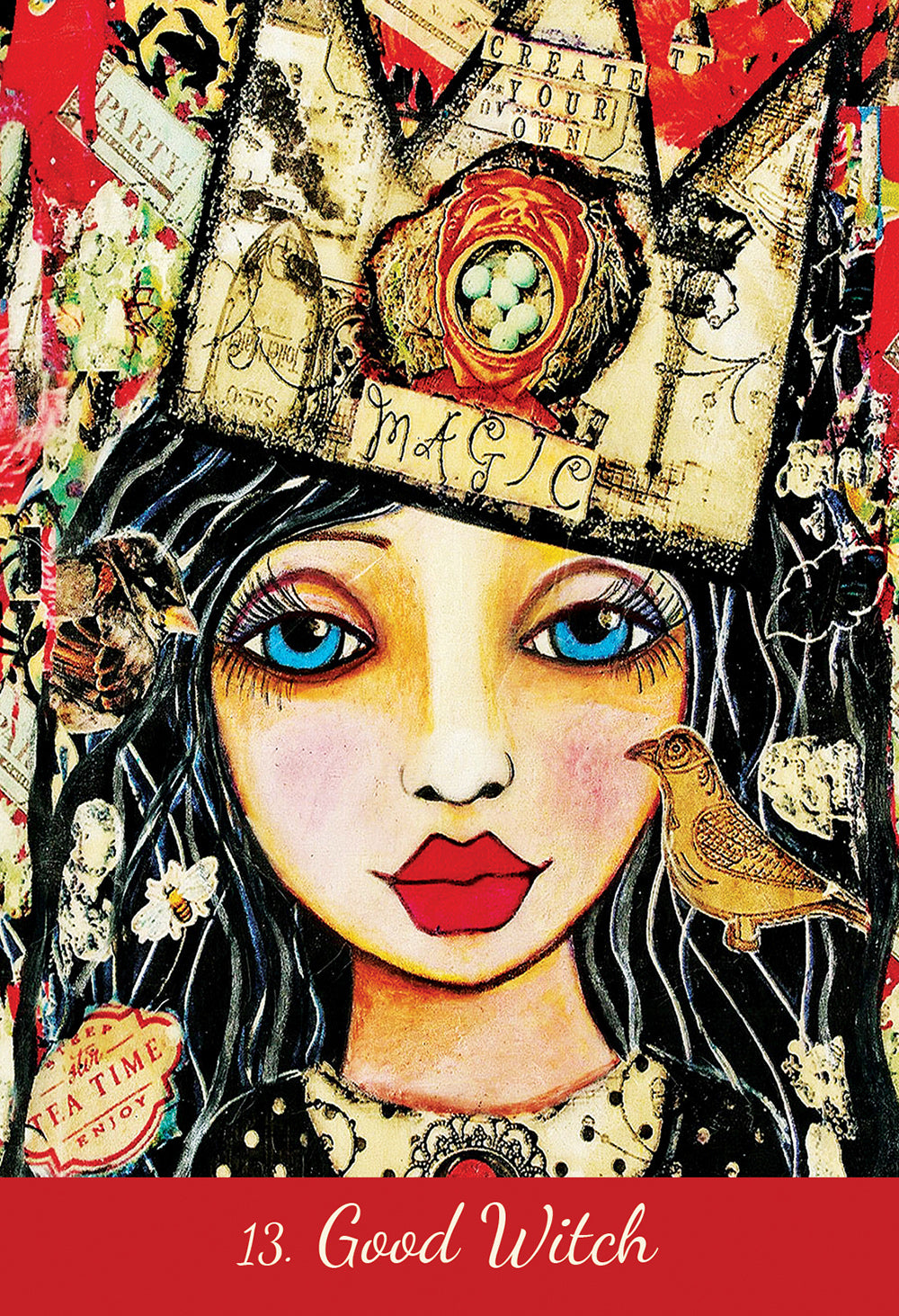 Love Your Inner Goddess Oracle kortos Blue Angel