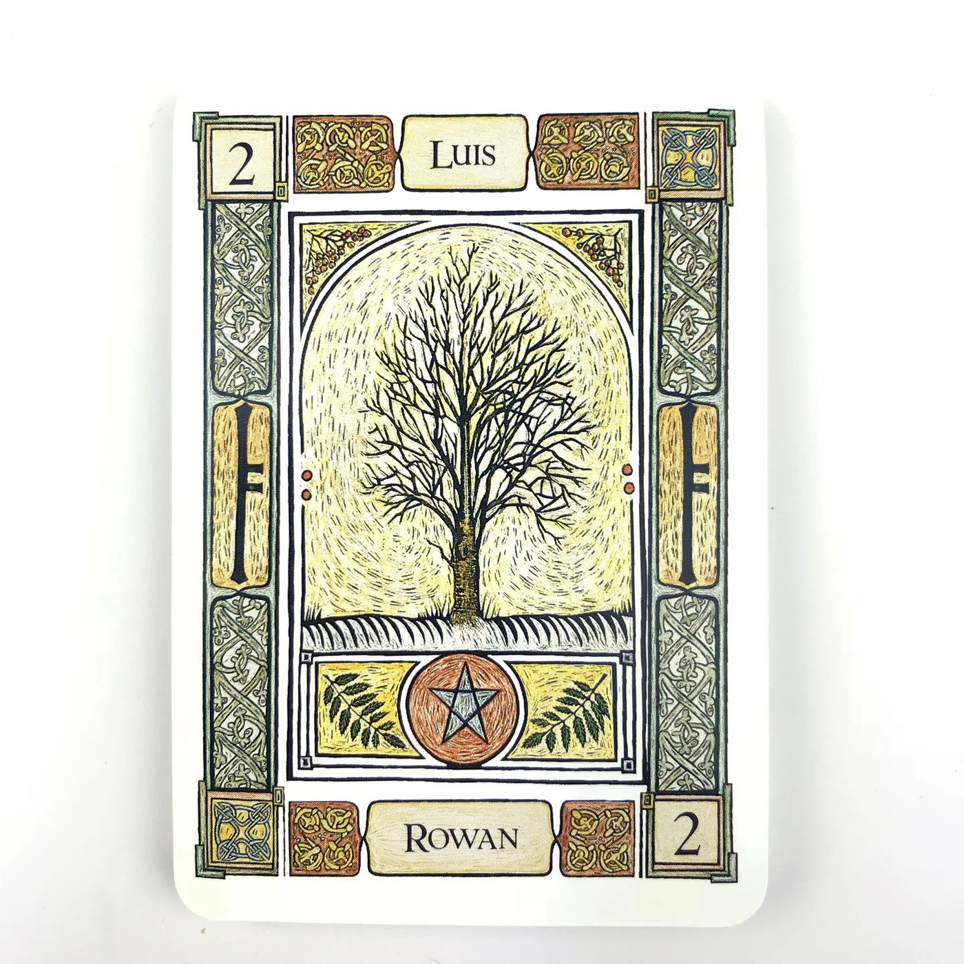 The Celtic Tree Oracle kortos Orange Hippo