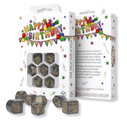 Happy Birthday kauliukų rinkinys - Confetti Q - WORKSHOP - OBUOLYS