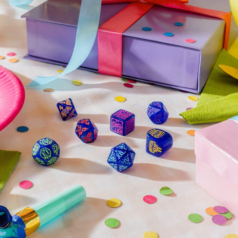 Happy Birthday kauliukų rinkinys - Streamers Q - WORKSHOP - OBUOLYS