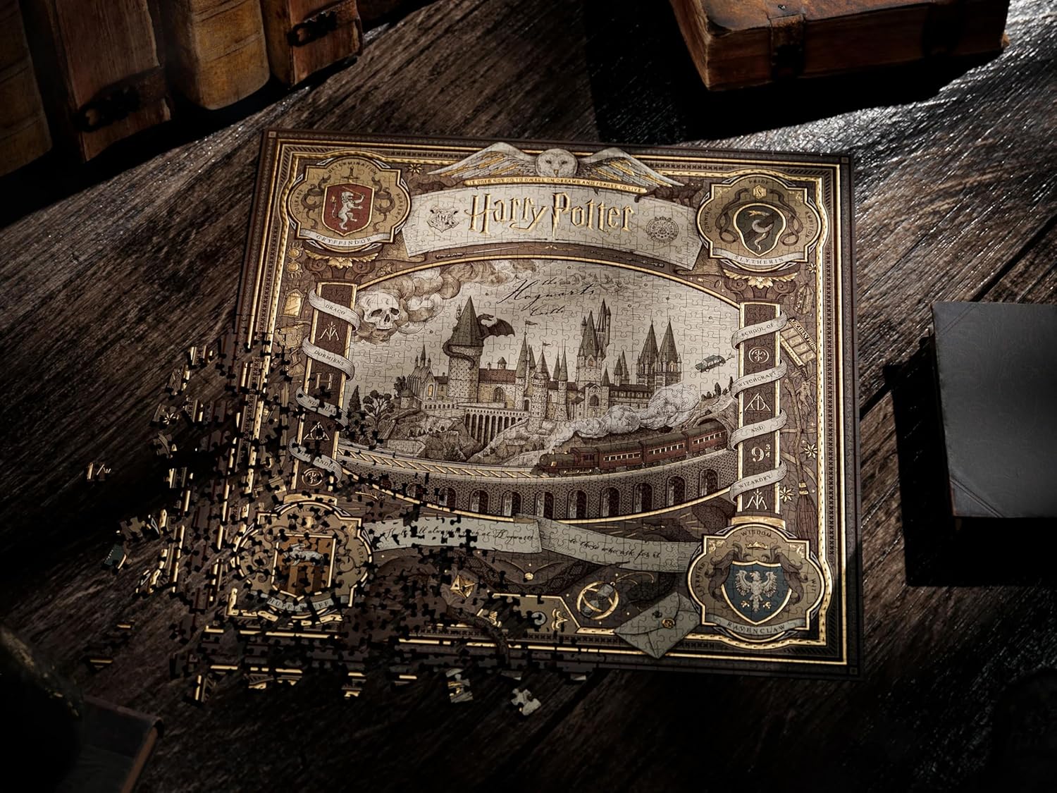 Harry Potter dėlionė 1000 detalių Theory11 - OBUOLYS