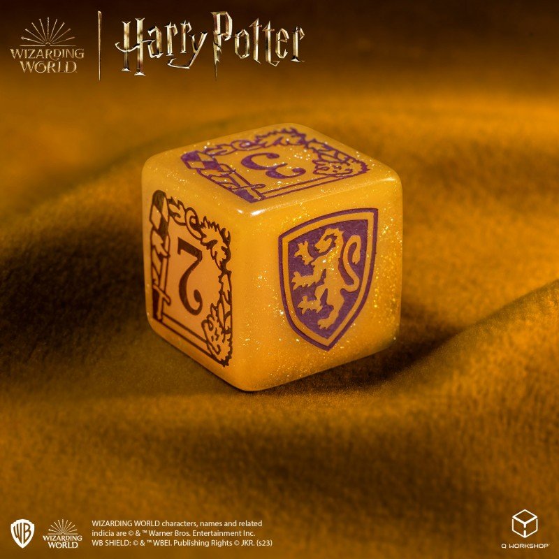 Harry Potter. Gryffindor Modern Dice kauliukų rinkinys (auksinės sp.) - OBUOLYS