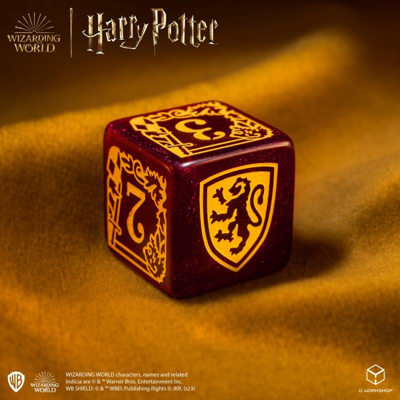 Harry Potter. Gryffindor Modern Dice kauliukų rinkinys (raudonos sp.) - OBUOLYS