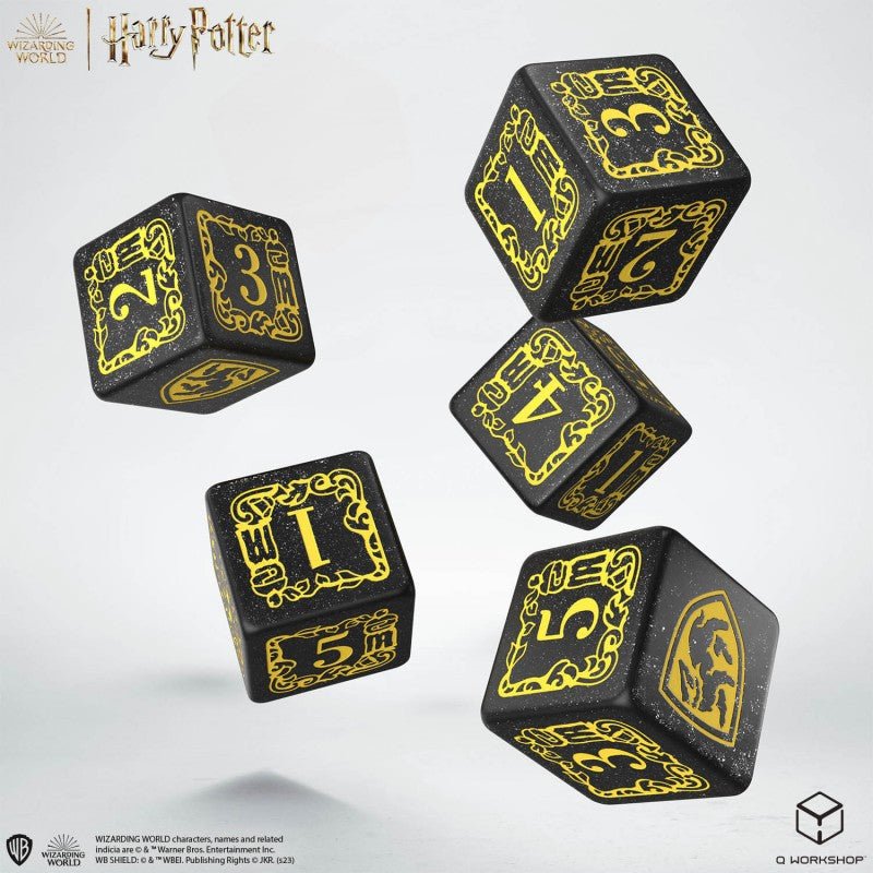 Harry Potter. Hufflepuff Dice & Pouch kauliukų ir maišelio rinkinys - OBUOLYS