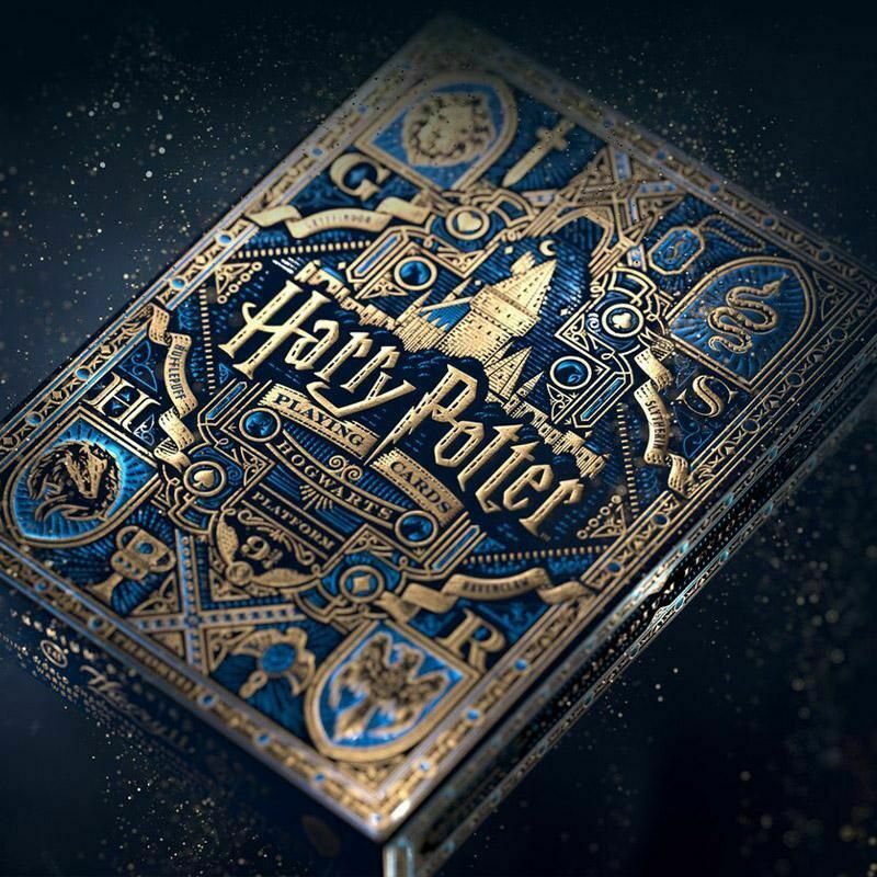 Harry Potter Raven Claw Mėlynos Theory11 žaidimo kortos - OBUOLYS