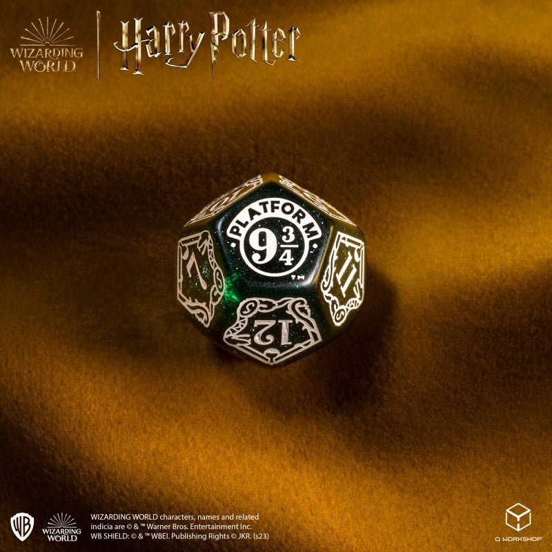 Harry Potter. Slytherin Modern Dice kauliukų rinkinys (žalios sp.) - OBUOLYS