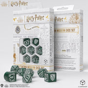 Harry Potter. Slytherin Modern Dice kauliukų rinkinys (žalios sp.) - OBUOLYS