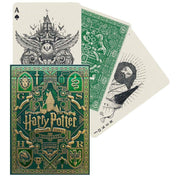 Harry Potter Slytherin Žalios Theory11 žaidimo kortos - OBUOLYS