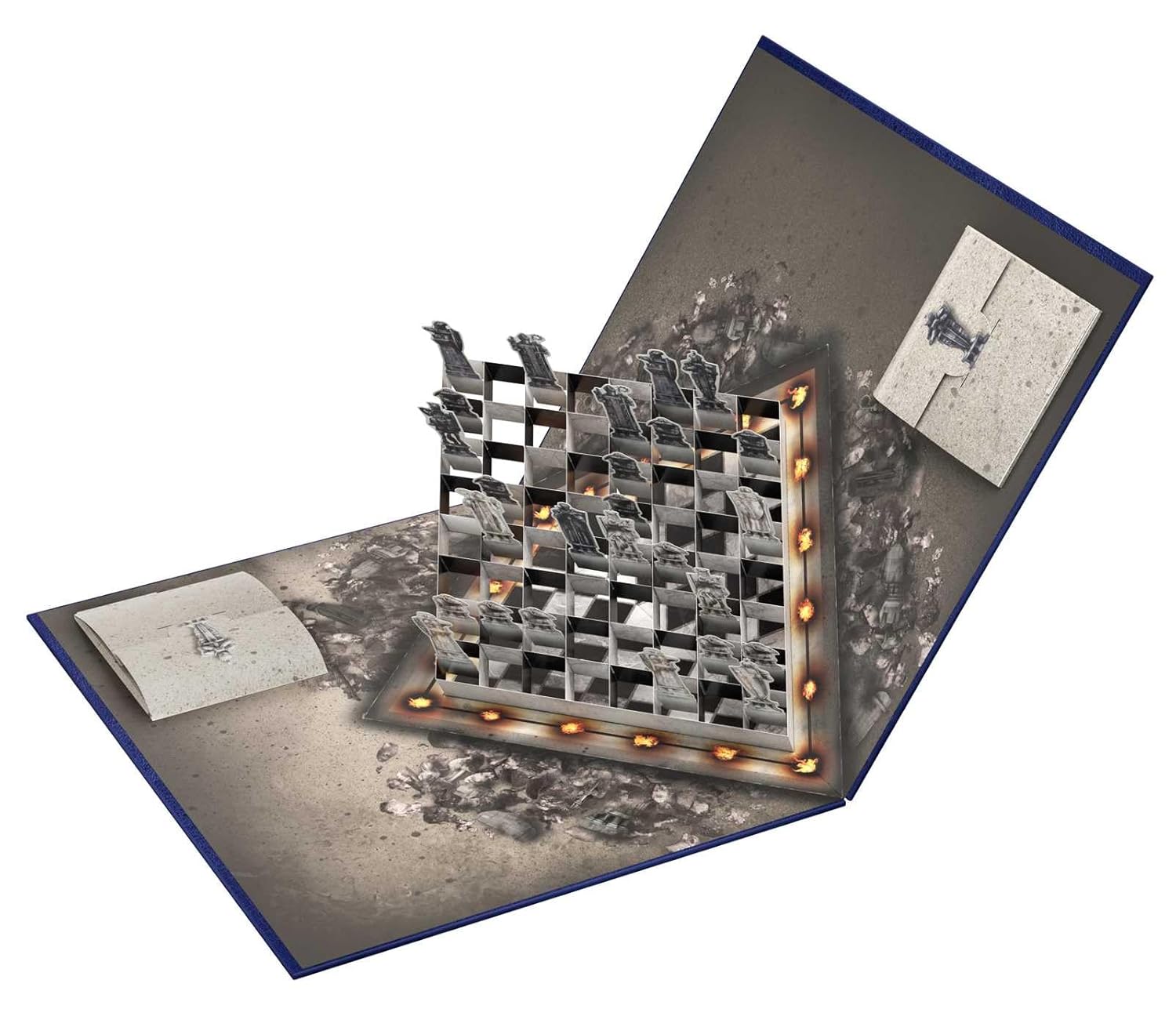 Harry Potter: The Pop - Up Wizard šachmatų rinkinys Insight Editions - OBUOLYS