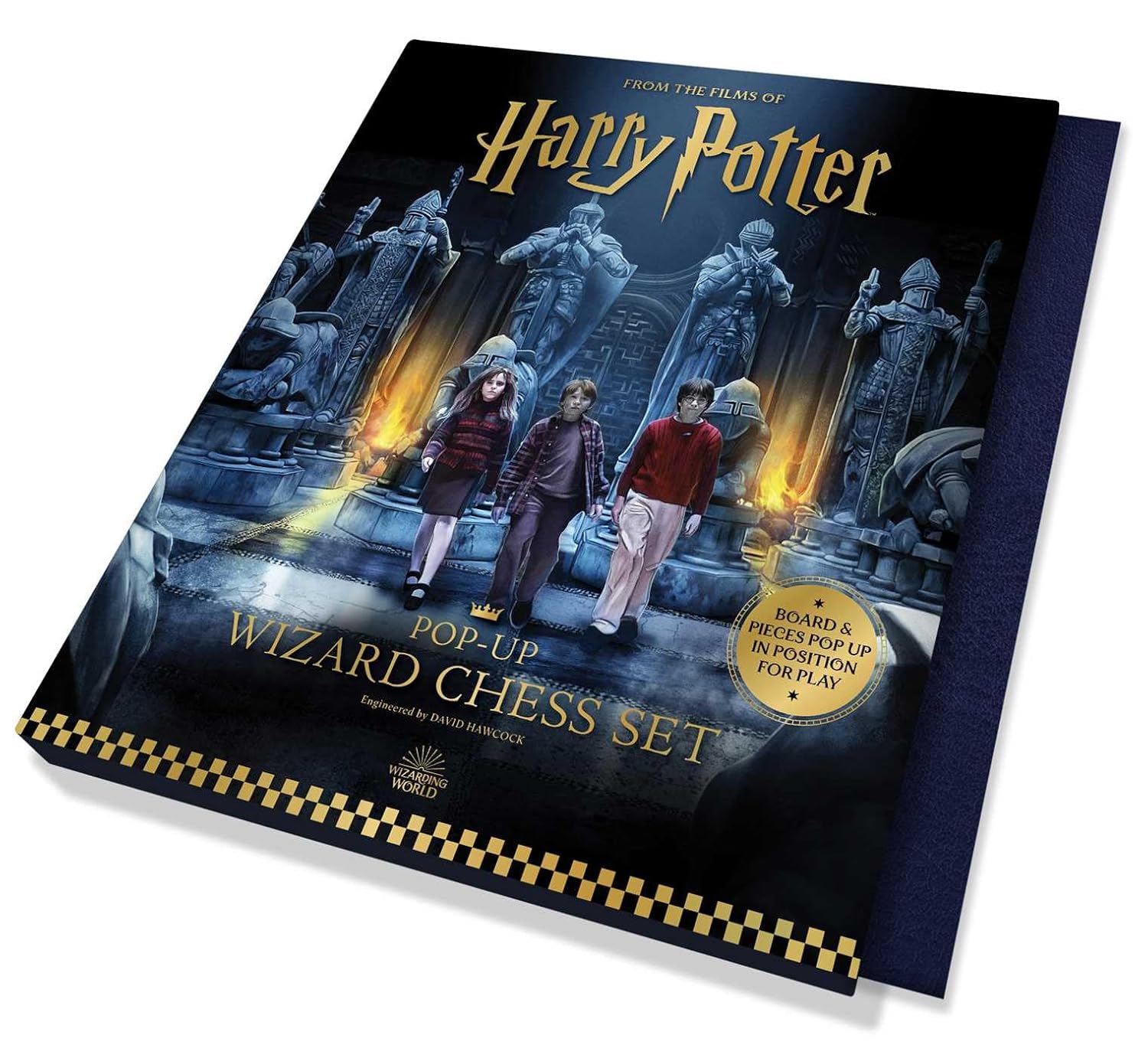 Harry Potter: The Pop - Up Wizard šachmatų rinkinys Insight Editions - OBUOLYS