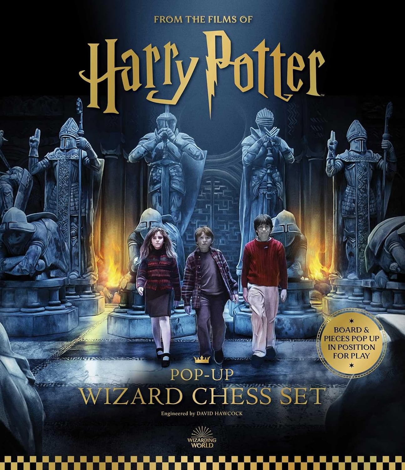 Harry Potter: The Pop - Up Wizard šachmatų rinkinys Insight Editions - OBUOLYS