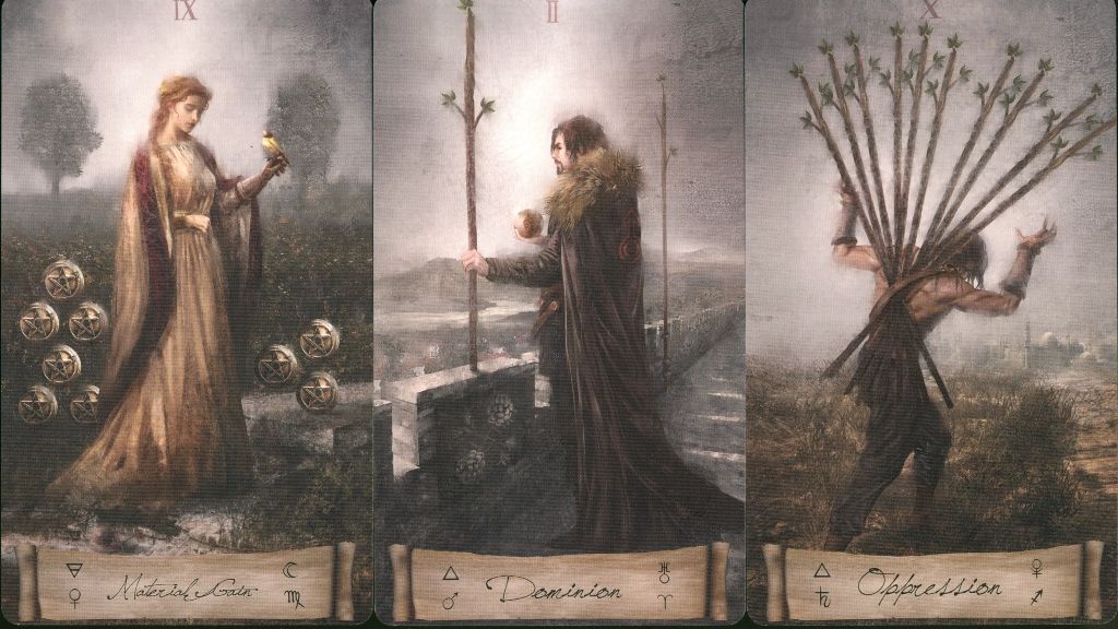 HEAVEN & EARTH TAROT KIT: kvapą gniaužiantis kortų ir knygos rinkinys dvasinei įžvalgai - OBUOLYS