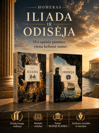 Homero „Iliada“ ir „Odisėja“ – du nemirtingi antikinės literatūros epai viename rinkinyje - OBUOLYS