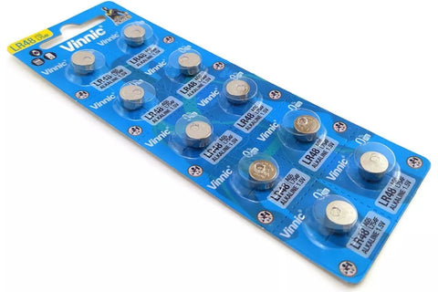 Vinnic G5 LR754 AG5 baterijos 10 vnt.