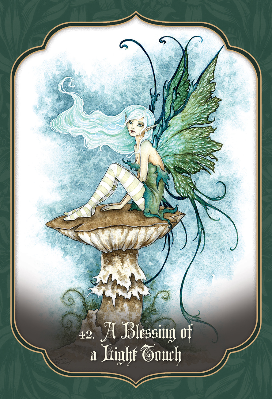 Faery Blessing kortos Blue Angel