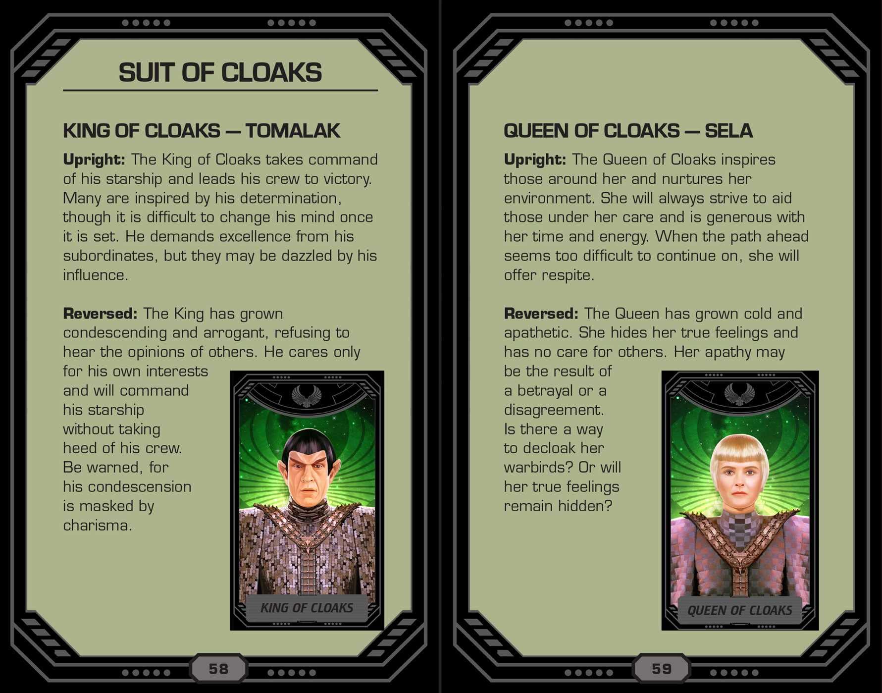 Star Trek: The Next Generation Taro kortos Insight Editions