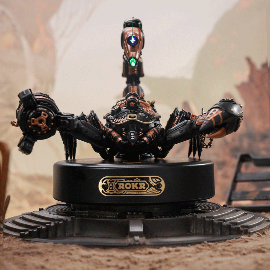 IMPERATORIŠKASIS SKORPIONAS: 3D dėlionė mechanikos entuziastams - OBUOLYS