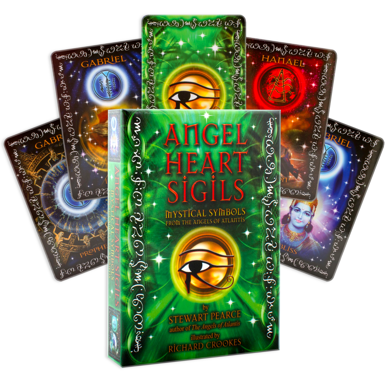 Angel Heart Sigils oracle kortos Findhorn Press