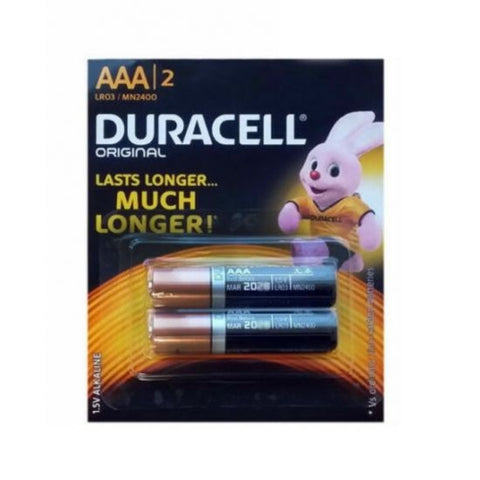 Duracell Duralock Original AAA LR03 1.5V šarminės baterijos 2 vnt.