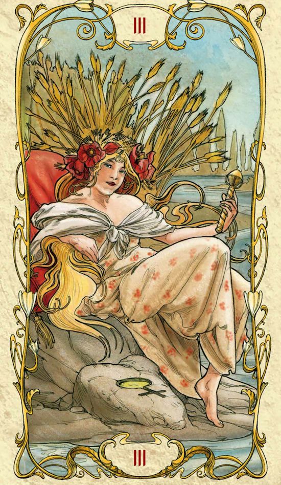 Mucha Tarot Kortos Lo Scarabeo