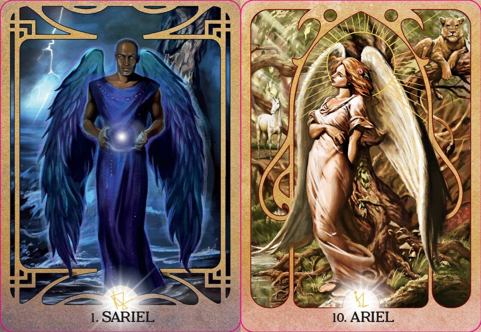 Archangel Fire Oracle kortos Findhorn Press
