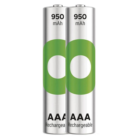 GP R03 AAA ReCyko 950mAh įkraunamos baterijos 2 vnt. (smėlio sp. pakuotė)