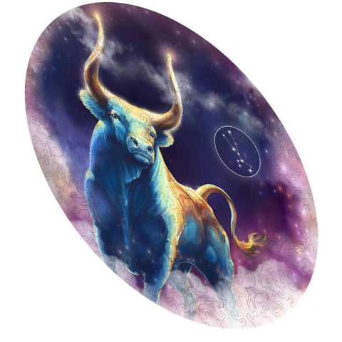 Jautis (Zodiakai) Dėlionė Iš Medžio (200 detalių) Fantasy Puzzles - OBUOLYS
