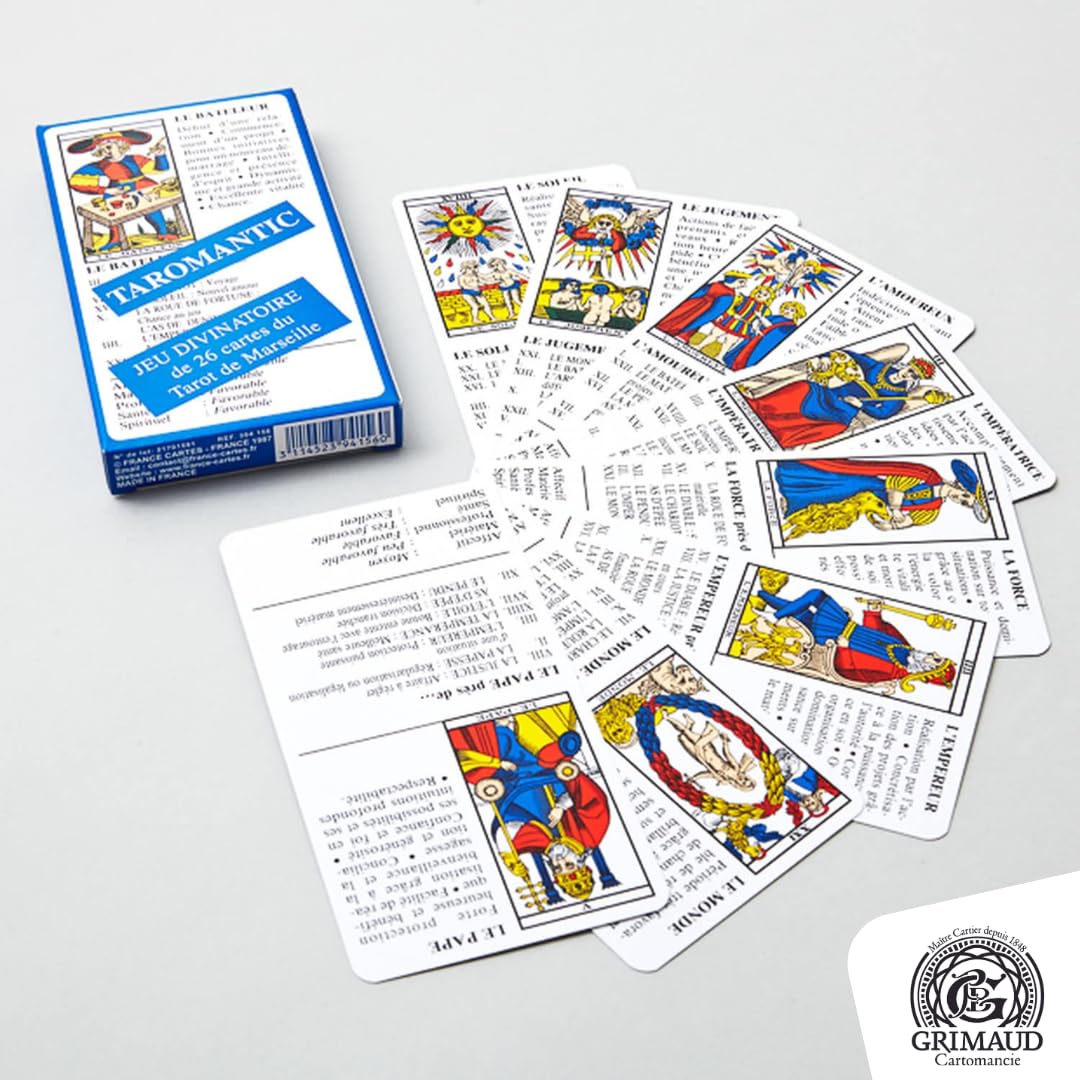 Jeu Taromantic Kortos Prancūzų Kalba Grimaud Cartomancie - OBUOLYS