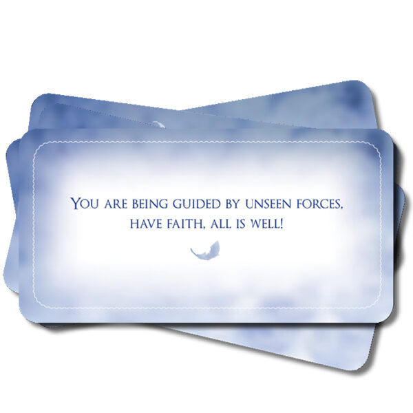 ANGEL WHISPERS AFFIRMATION CARDS: kasdieniai angelų įkvėpimai ir švelnūs vedimai