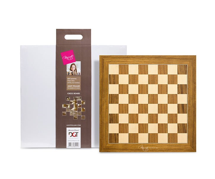 JUDIT POLGAR DELUXE ŠACHMATŲ LENTA: tobulas elegancijos ir prabangos derinys - OBUOLYS