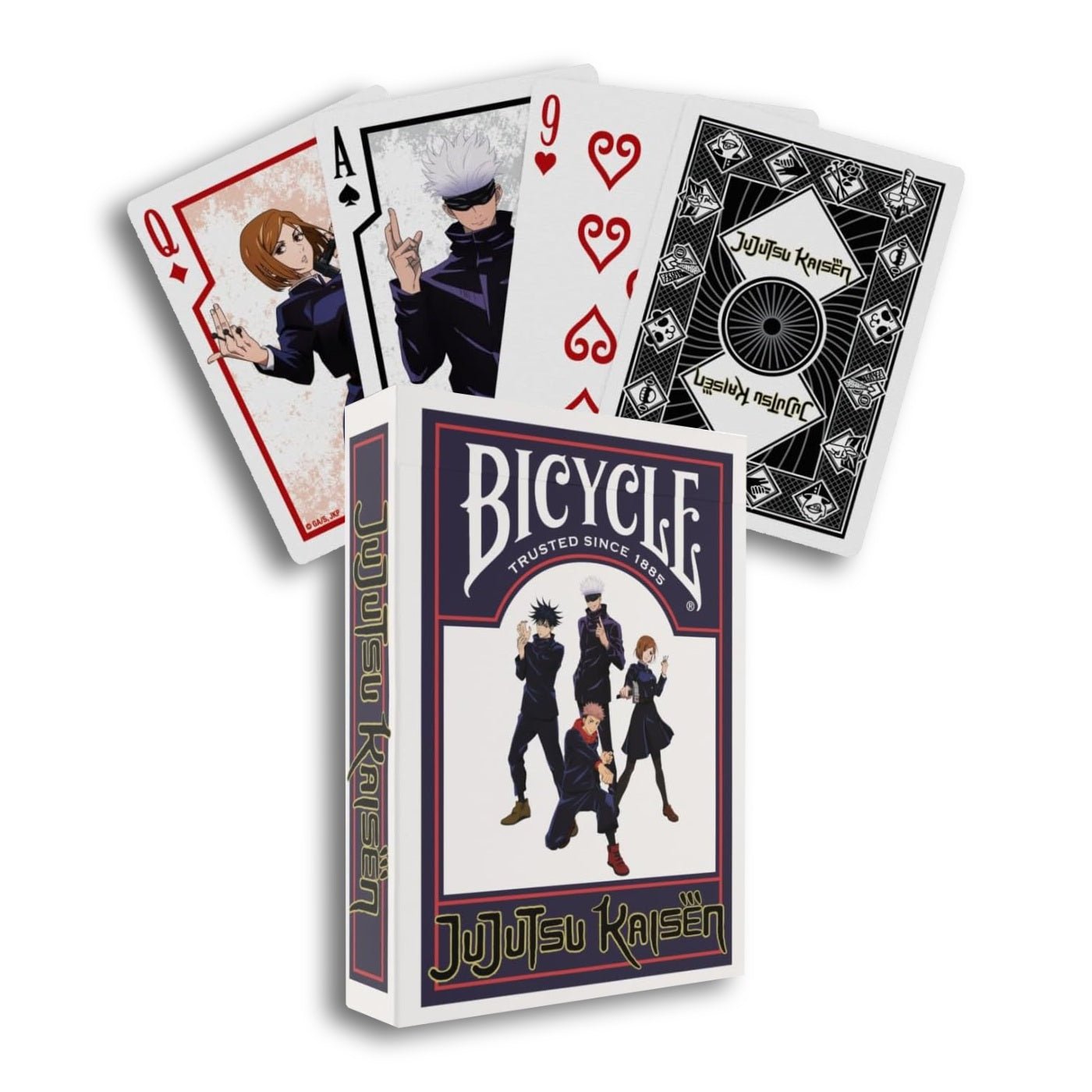 Jujutsu Kaisen žaidimo kortos Bicycle - OBUOLYS