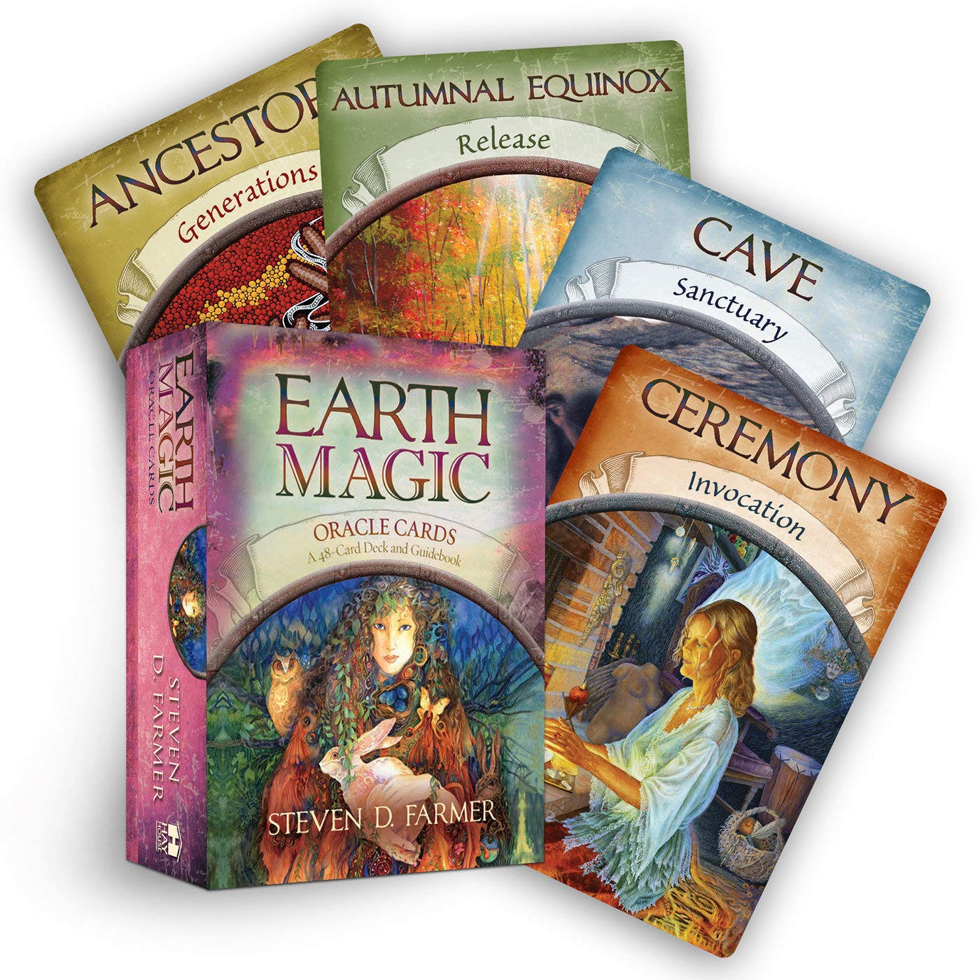 Earth Magic Oracle kortos Hay House – OBUOLYS