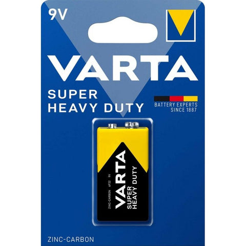 Varta 9V Super Heavy Duty (2022) cinko anglies baterija 1 vnt.