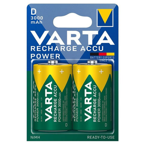 Varta D Recharge Accu Power 3000mAh pakraunamos baterijos 2 vnt.