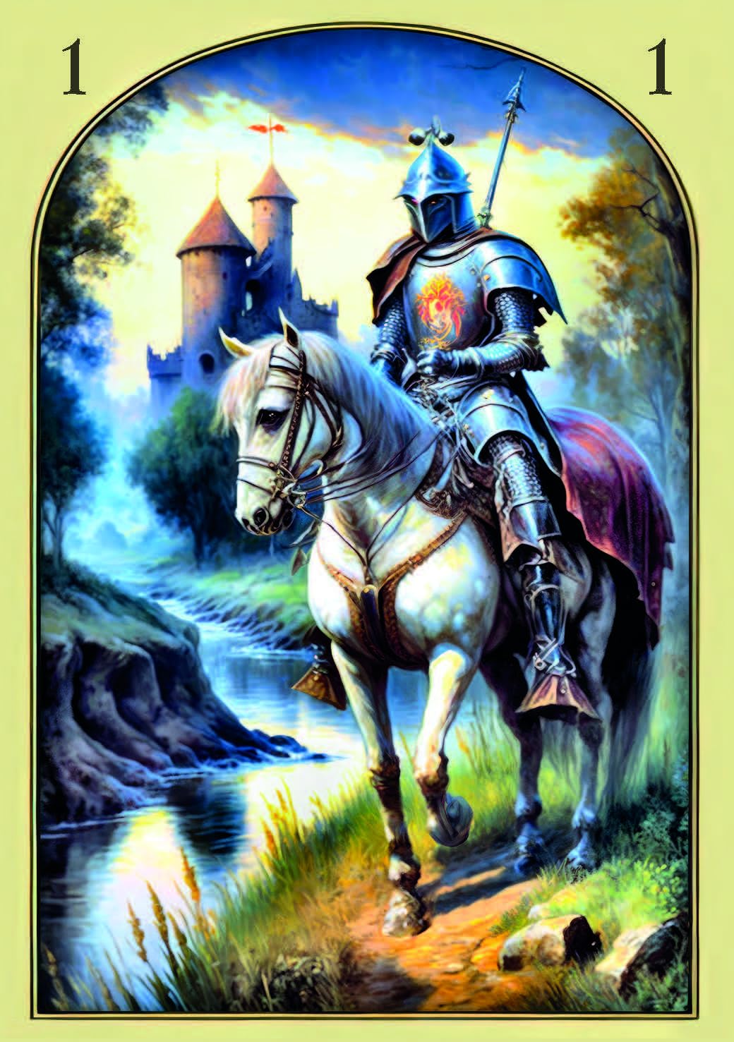 Medieval Lenormand Oracle Kortos Lo Scarabeo