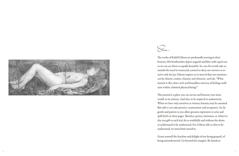 Kahlil Gibran contemplation and creativity journal užrašinė Blue Angel - OBUOLYS