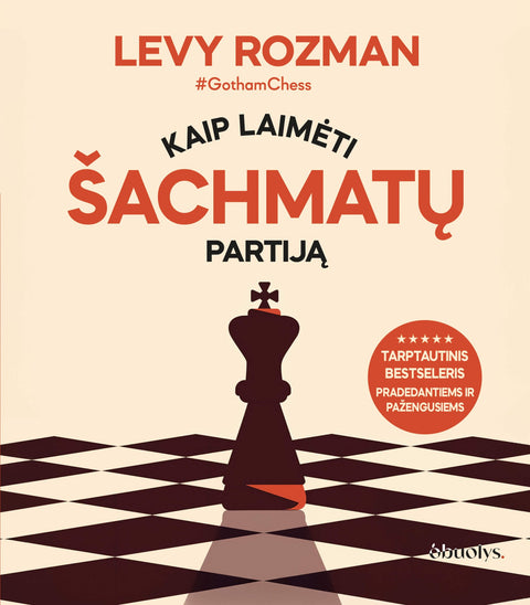 KAIP LAIMĖTI ŠACHMATŲ PARTIJĄ: pasaulinio garso didmeistrio Levy Rozmano (#GothamChess) paslaptys ir strategijos - OBUOLYS