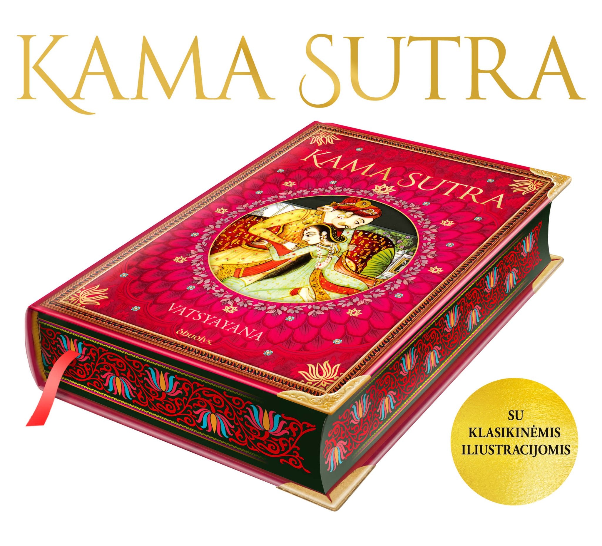 KAMASUTRA: didingiausias malonumo meno klasikos kolekcinis leidimas lietuviškai (Knygos su defektais) - OBUOLYS