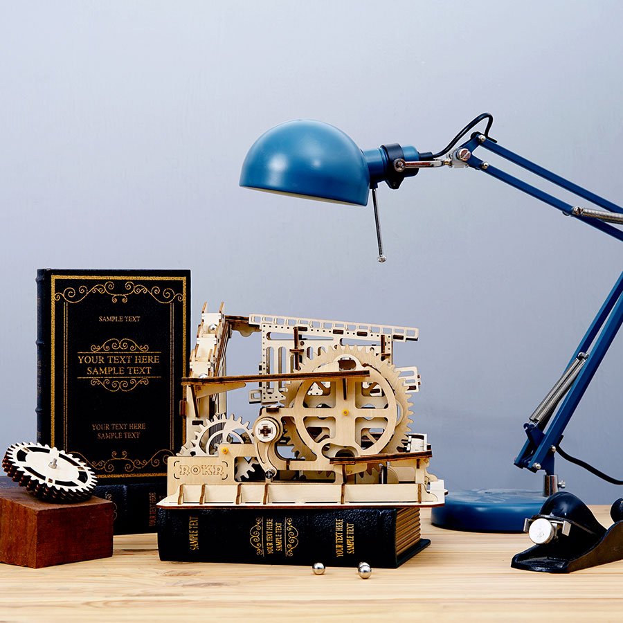 KAMUOLIUKŲ TRASA: 3D medinė dėlionė mechanikos entuziastams - OBUOLYS
