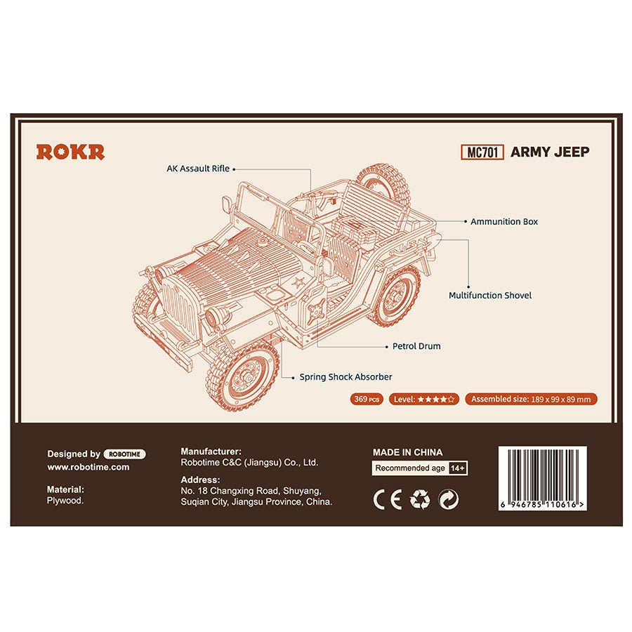 KARINIS AUTOMOBILIS: 3D medinė dėlionė mechanikos entuziastams - OBUOLYS