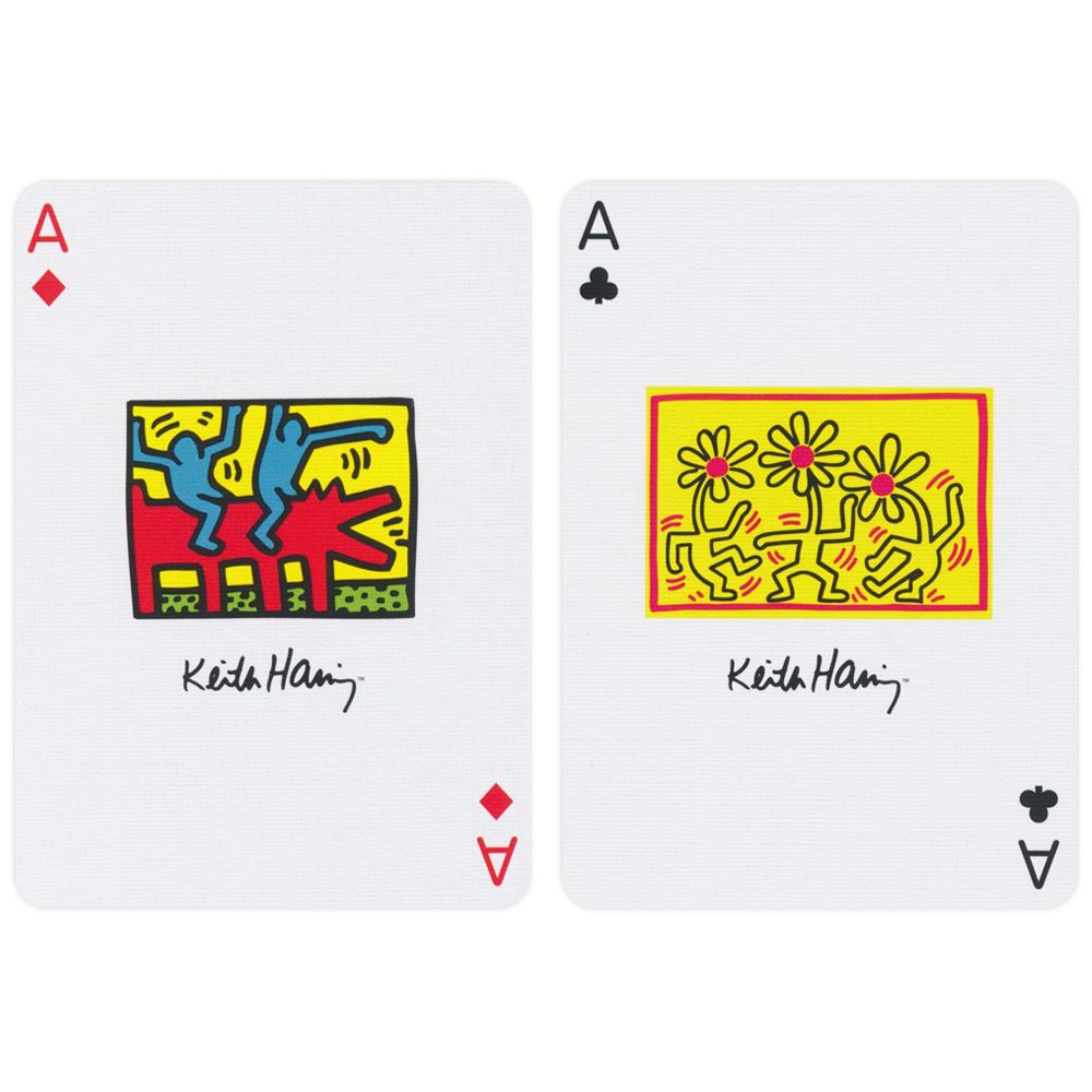 Keith Haring žaidimo kortos Theory11 - OBUOLYS