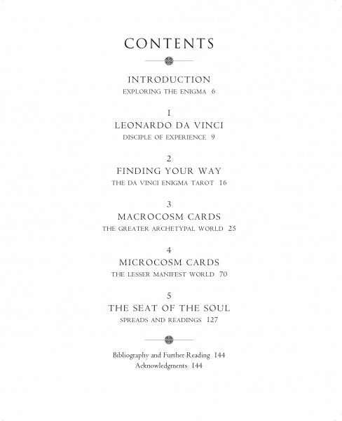 The Da Vinci Enigma Tarot kortos ir knyga Schiffer Publishing