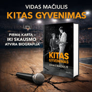 KITAS GYVENIMAS: tai, kas nepateko į eterį – pirmą kartą visiškai atvira Vido Mačiulio biografija + AUTOGRAFAS - OBUOLYS