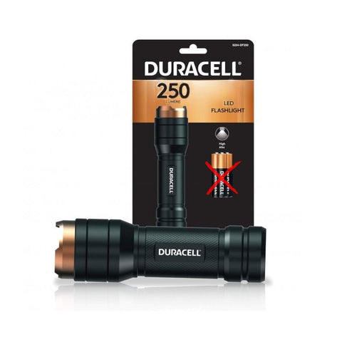 Kosmetinis defektas Duracell Aluminum LED Flashlight 250 Lumens prožektorius - OBUOLYS